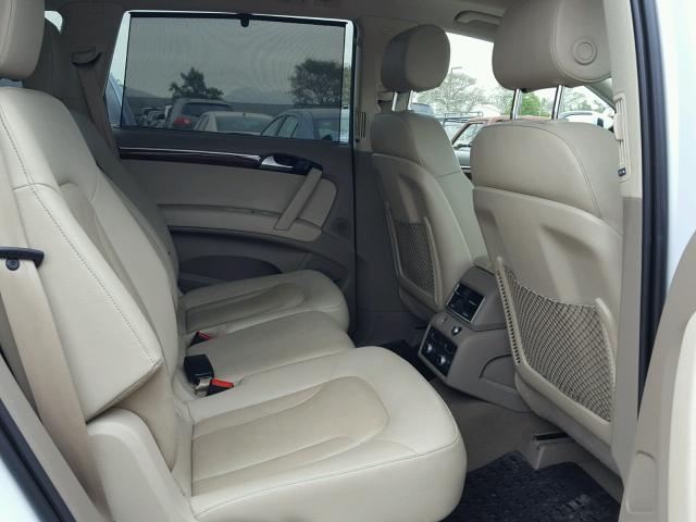 WA1DGAFE6ED007020 - 2014 AUDI Q7 PRESTIG WHITE photo 6