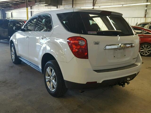 2GNALBEKXD1142505 - 2013 CHEVROLET EQUINOX LS WHITE photo 3