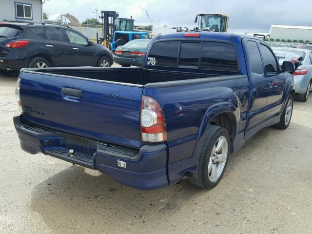 5TFTU4CN5EX001854 - 2014 TOYOTA TACOMA X-R 蓝色 照片 4