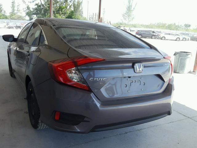 19XFC2F5XGE094146 - 2016 HONDA CIVIC LX CHARCOAL photo 3