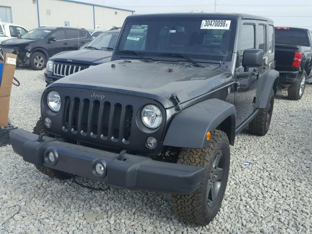 1C4BJWDG4HL695576 - 2017 JEEP WRANGLER U BLACK photo 2