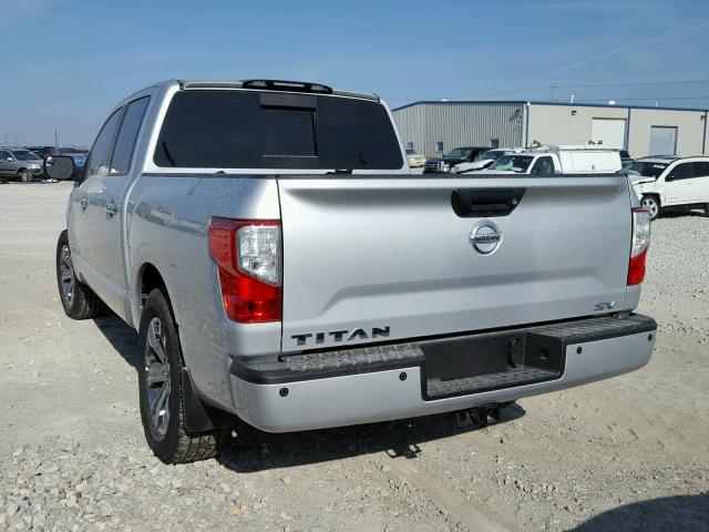 1N6AA1E66HN572058 - 2017 NISSAN TITAN SV SILVER photo 3