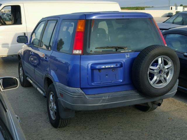 JHLRD1869YC053061 - 2000 HONDA CR-V EX BLUE photo 3