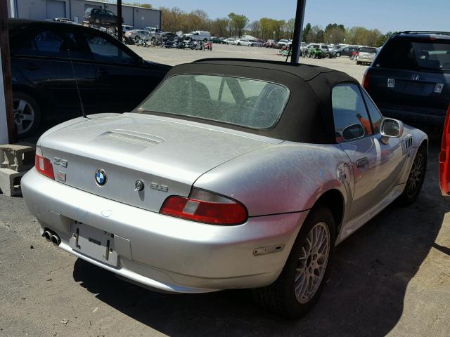 WBACH3348YLF71879 - 2000 BMW Z3 2.8 SILVER photo 4