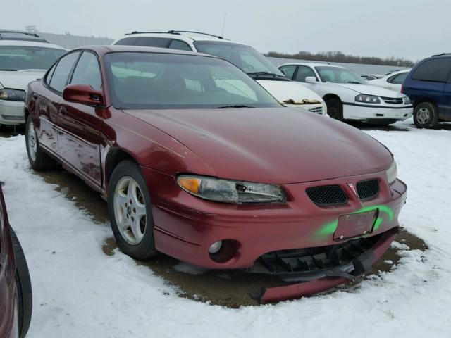 1G2WK52J21F199515 - 2001 PONTIAC GRAND PRIX RED photo 1