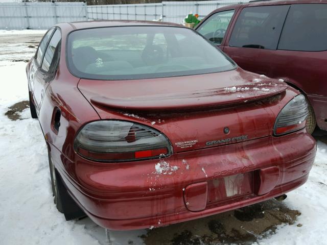 1G2WK52J21F199515 - 2001 PONTIAC GRAND PRIX RED photo 3