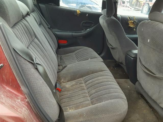 1G2WK52J21F199515 - 2001 PONTIAC GRAND PRIX RED photo 6