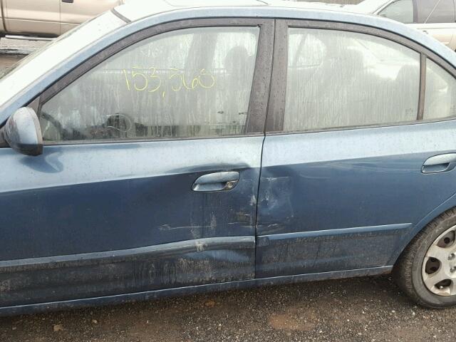 KMHDN45D02U364402 - 2002 HYUNDAI ELANTRA GL BLUE photo 9