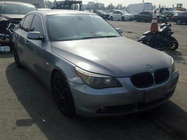 WBANE535X7CW63917 - 2007 BMW 525 I GRAY photo 1