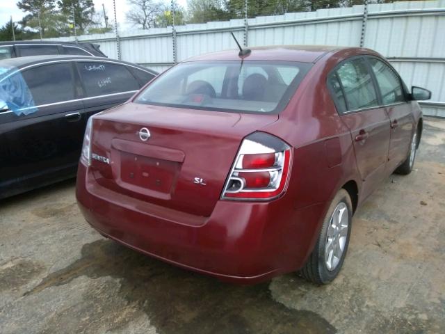 3N1AB61E28L654379 - 2008 NISSAN SENTRA 2.0 MAROON photo 4