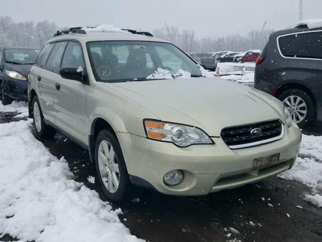 4S4BP61C267327169 - 2006 SUBARU LEGACY OUT BEIGE photo 1