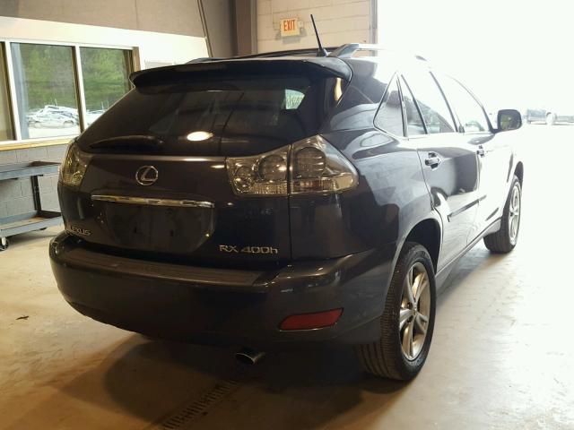 JTJHW31U160004438 - 2006 LEXUS RX 400 BLACK photo 4