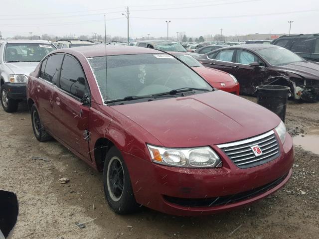 1G8AJ58F67Z187851 - 2007 SATURN ION LEVEL მუქწითელი ფოტო 1