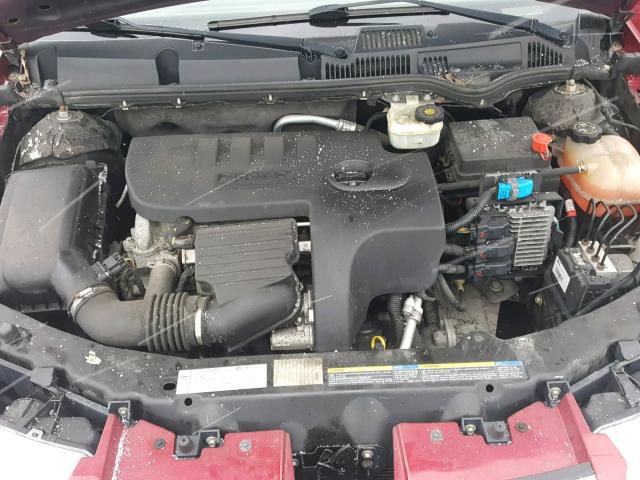 1G8AJ58F67Z187851 - 2007 SATURN ION LEVEL მუქწითელი ფოტო 7