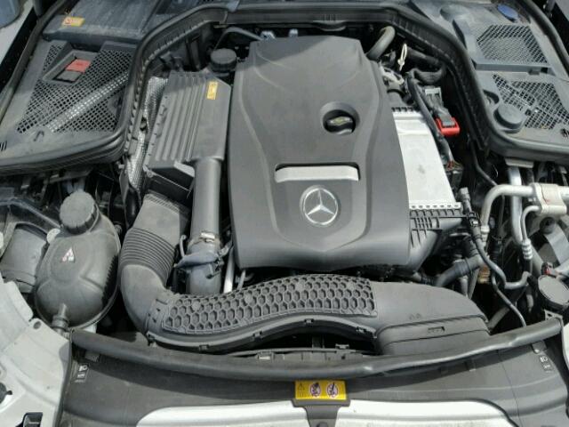 55SWF4KBXFU013152 - 2015 MERCEDES-BENZ C300 4 MAT BLACK photo 7