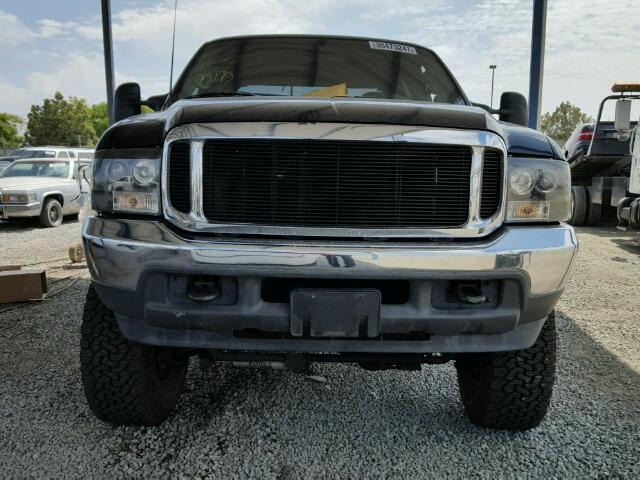 1FTSW31F42EC26236 - 2002 FORD F350 SRW S BLACK photo 9