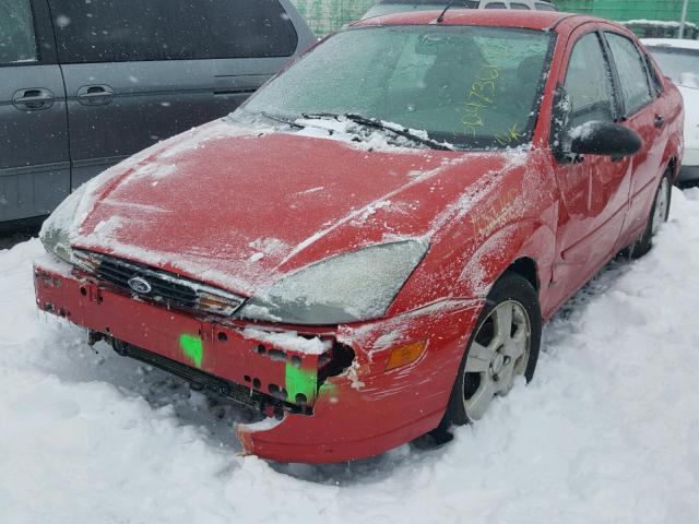 1FAFP38333W312424 - 2003 FORD FOCUS ZTS RED photo 2