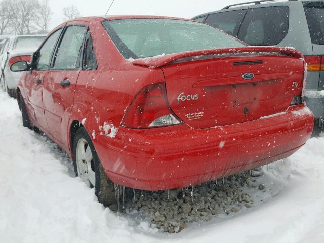 1FAFP38333W312424 - 2003 FORD FOCUS ZTS RED photo 3