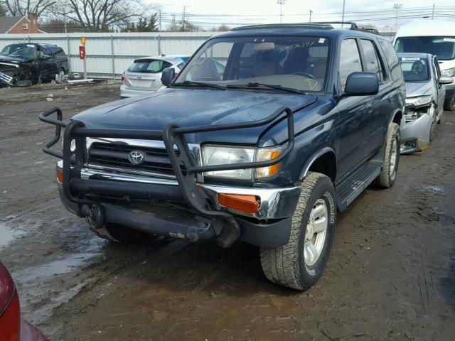 JT3HN86R1V0090389 - 1997 TOYOTA 4RUNNER SR GREEN photo 2