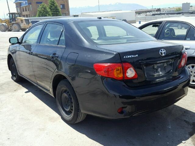 1NXBU40E89Z123899 - 2009 TOYOTA COROLLA/S/ BLACK photo 3