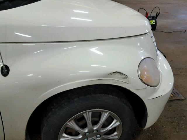 3A4FY58B76T268510 - 2006 CHRYSLER PT CRUISER WHITE photo 9