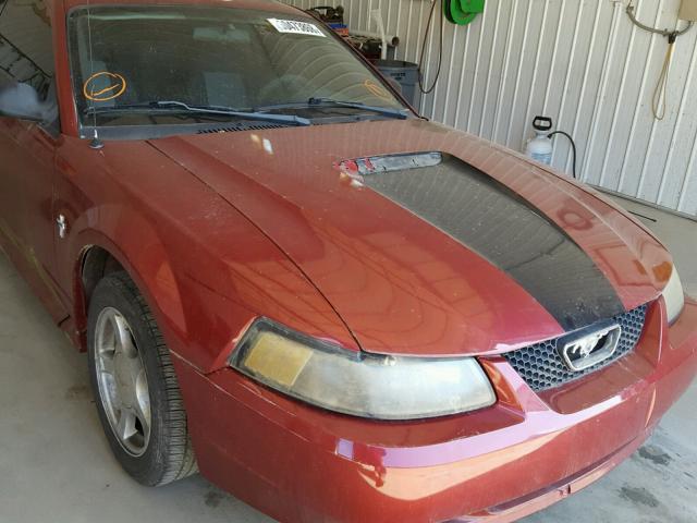 1FAFP40403F326145 - 2003 FORD MUSTANG RED photo 9