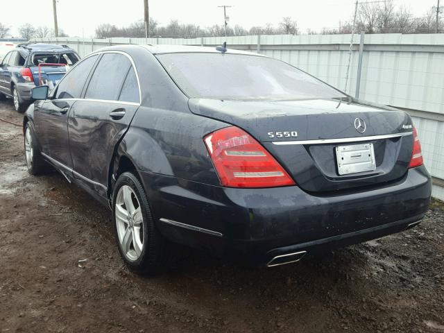 WDDNG8GBXAA323707 - 2010 MERCEDES-BENZ S 550 4MAT BLACK photo 3