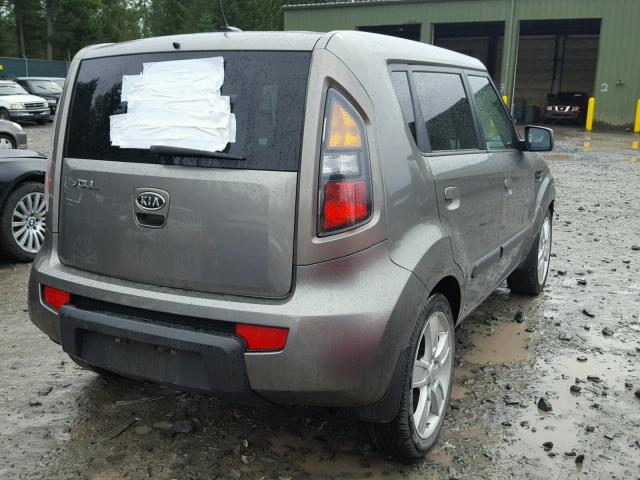 KNDJT2A29A7075117 - 2010 KIA SOUL + GRAY photo 4