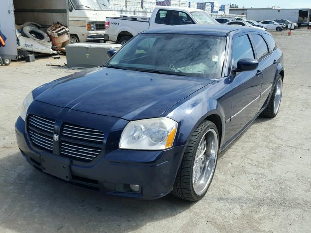 2D4GV57286H433478 - 2006 DODGE MAGNUM R/T BLUE photo 2