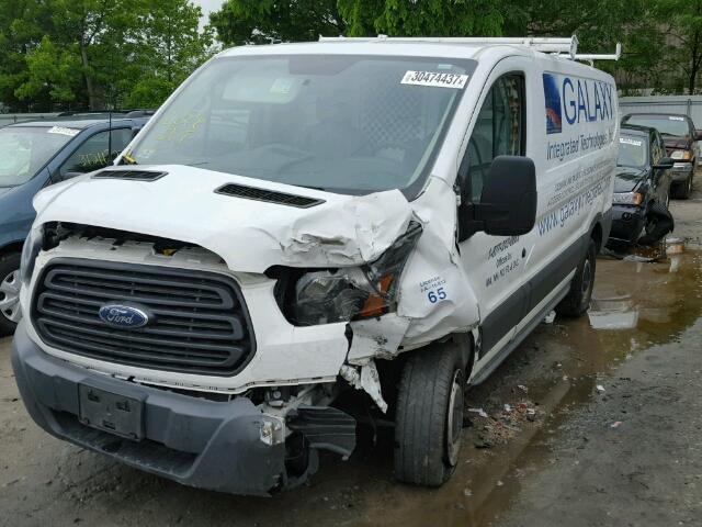 1FTNR1YM0FKA48166 - 2015 FORD TRANSIT T- WHITE photo 2