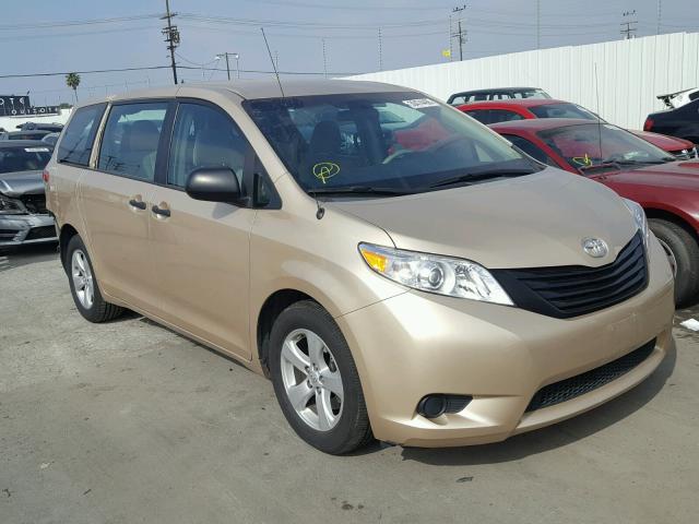 5TDZK3DC0ES467852 - 2014 TOYOTA SIENNA BAS GOLD photo 1