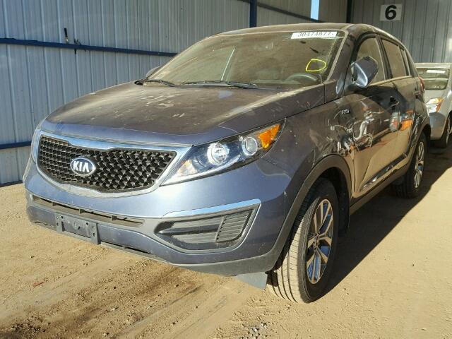 KNDPBCAC3F7718533 - 2015 KIA SPORTAGE L BLUE photo 2