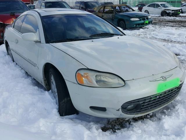 4C3AG52H81E078436 - 2001 CHRYSLER SEBRING LX WHITE photo 1