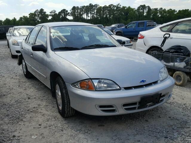 1G1JC524727414002 - 2002 CHEVROLET CAVALIER B SILVER photo 1