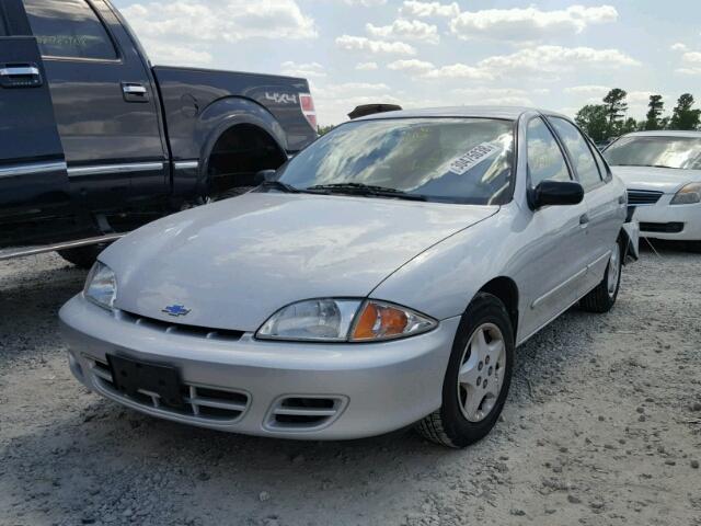 1G1JC524727414002 - 2002 CHEVROLET CAVALIER B SILVER photo 2