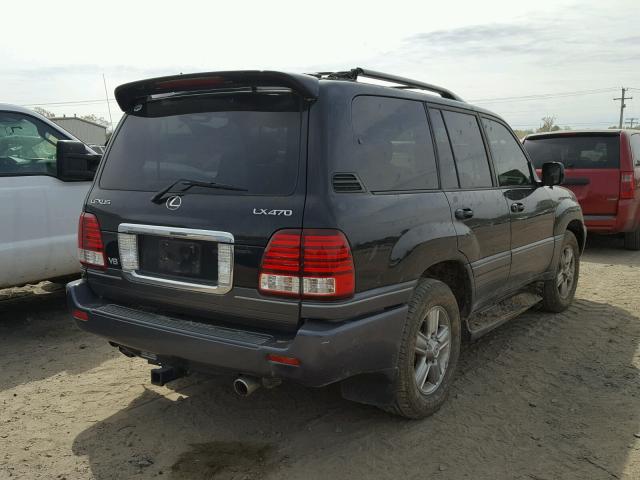 JTJHT00W964017408 - 2006 LEXUS LX 470 BLACK photo 4