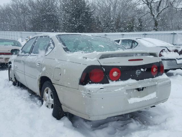 2G1WH52K749385026 - 2004 CHEVROLET IMPALA LS BEIGE photo 3