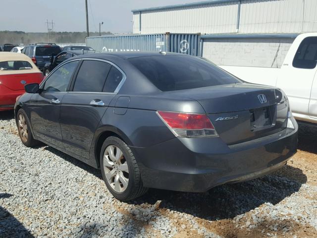 1HGCP36829A003613 - 2009 HONDA ACCORD EXL GRAY photo 3