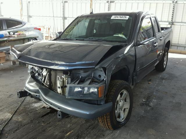 1GCDSCF94C8157717 - 2012 CHEVROLET COLORADO L GRAY photo 2