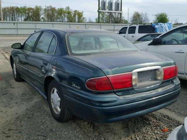 1G4HP54K0YU263516 - 2000 BUICK LESABRE CU GREEN photo 3