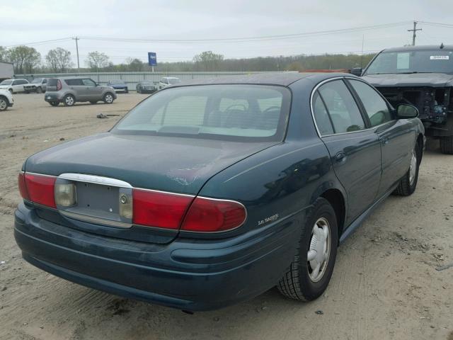 1G4HP54K0YU263516 - 2000 BUICK LESABRE CU GREEN photo 4