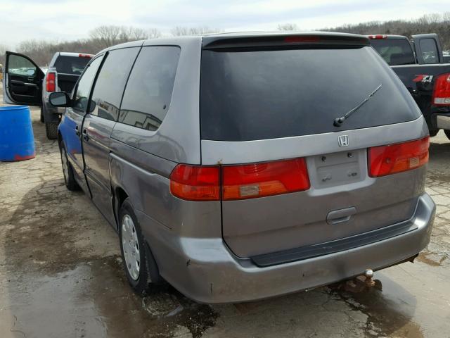 2HKRL1856YH572371 - 2000 HONDA ODYSSEY LX GRAY photo 3