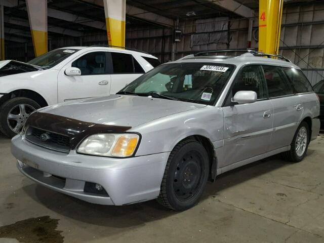 4S3BH635337309744 - 2003 SUBARU LEGACY L SILVER photo 2