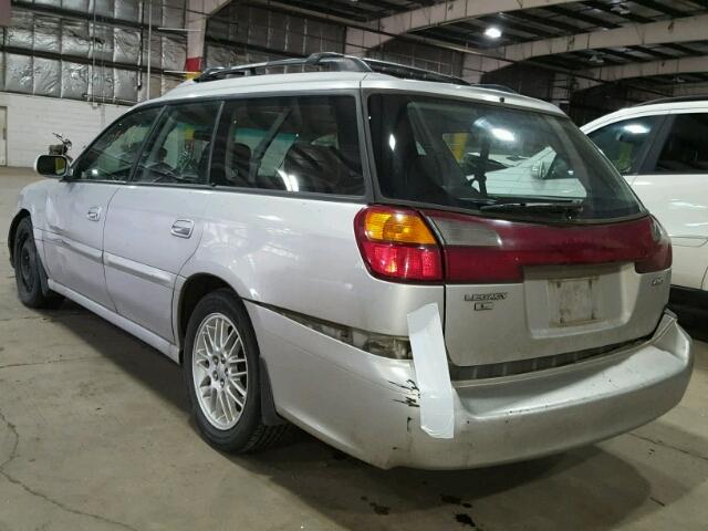 4S3BH635337309744 - 2003 SUBARU LEGACY L SILVER photo 3