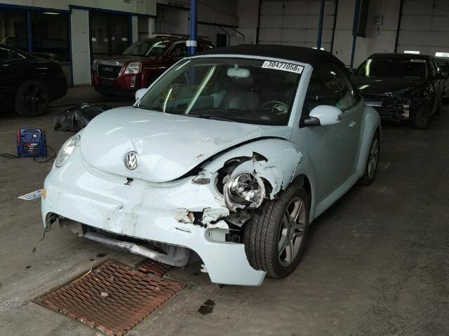 3VWCD31Y64M323217 - 2004 VOLKSWAGEN NEW BEETLE 蓝色 照片 2