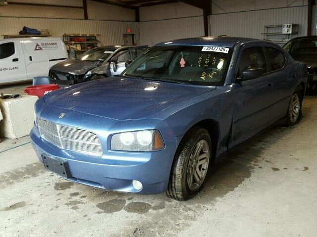 2B3KA43GX7H791554 - 2007 DODGE CHARGER SE BLUE photo 2