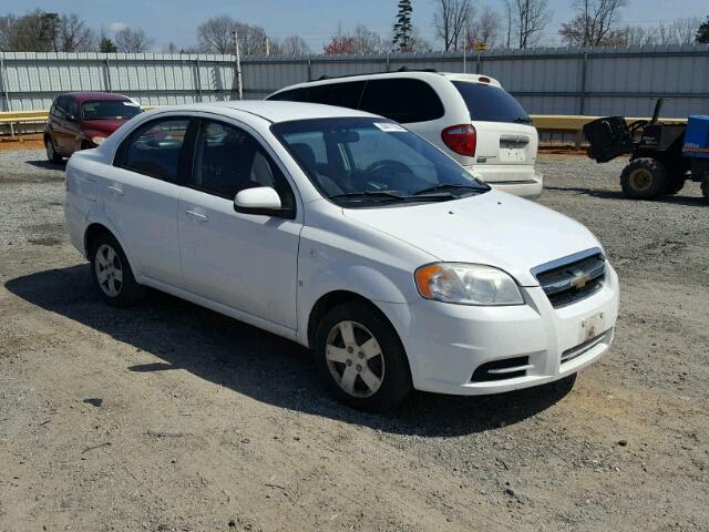 KL1TD56617B146648 - 2007 CHEVROLET AVEO BASE Beyaz fotoğraf 1