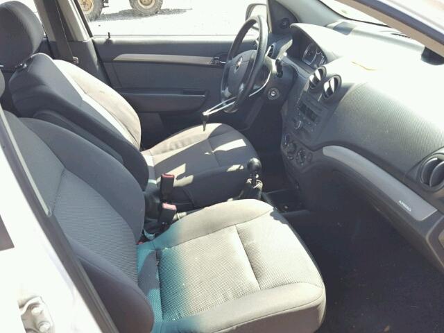 KL1TD56617B146648 - 2007 CHEVROLET AVEO BASE Beyaz fotoğraf 5