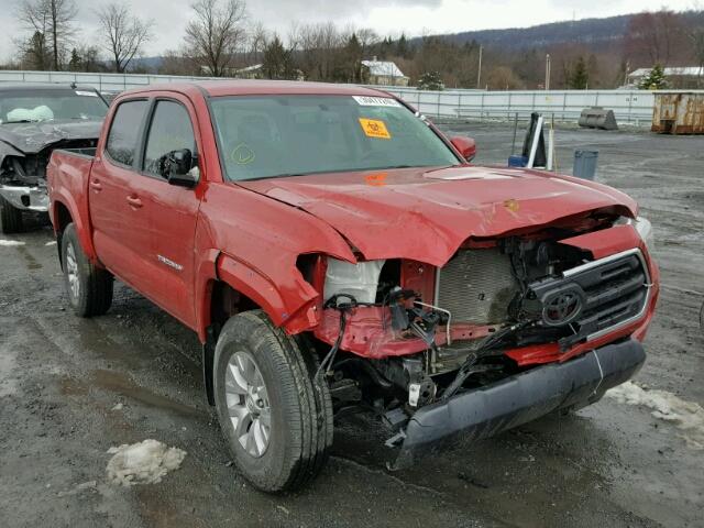 5TFAZ5CN8GX015796 - 2016 TOYOTA TACOMA DOU MAROON photo 1