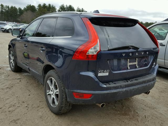 YV4902DZ8D2384791 - 2013 VOLVO XC60 T6 BLUE photo 3